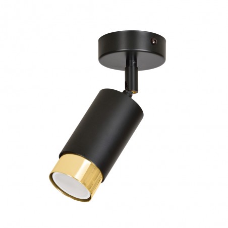 Spot de plafond orientable Mura Noir/Or