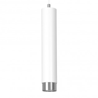 Lampe de suspension Mura Blanc/Chrome