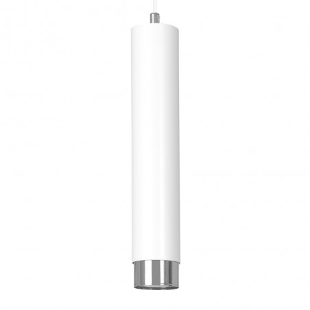 Lampe de suspension Mura Blanc/Chrome