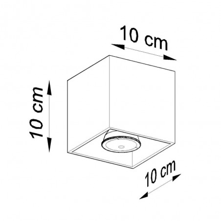 Plafonnier Quad