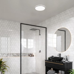 Plafonnier á LED pour bains Theros (17W)