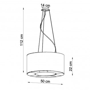 Lampe a suspension Saturno
