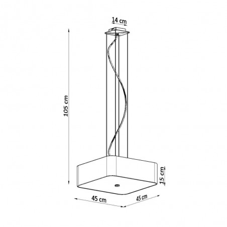 Lampe de plafond Lokko