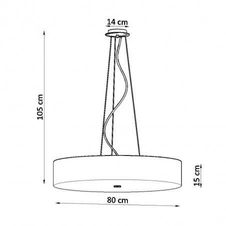 Lampe de plafond Skala III