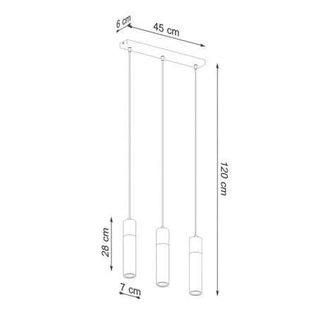 Lampe a suspension Zane III