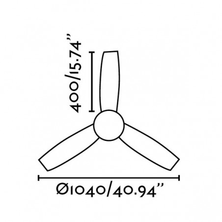 Ventilateur avec lumière MINI UFO