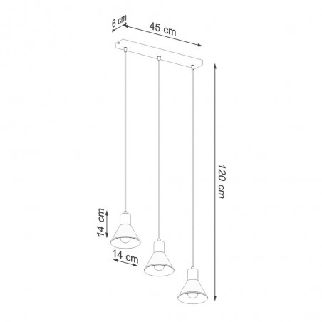 Lampe de plafond Taleja