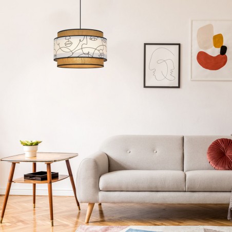 Lampe de suspension Milo Visages