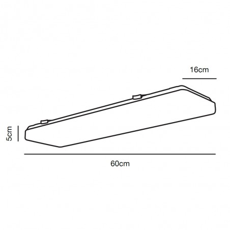 Plafonnier á LED Trenton (23W)