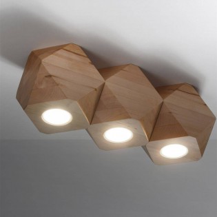 Plafonnier Woody (3 Lumieres)