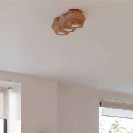 Plafonnier Woody (3 Lumieres)