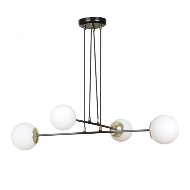 Lampe de plafond Signo Noir (4 lumieres)
