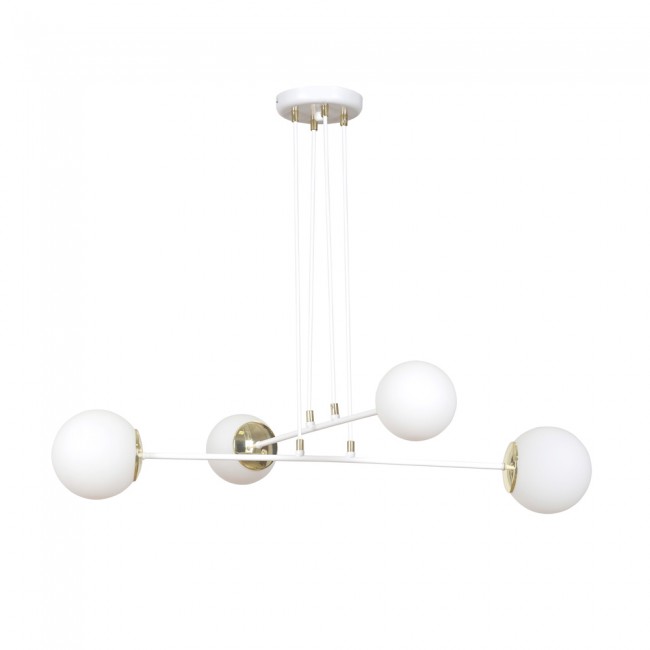 Lampe de plafond Signo Blanc (4 lumieres)