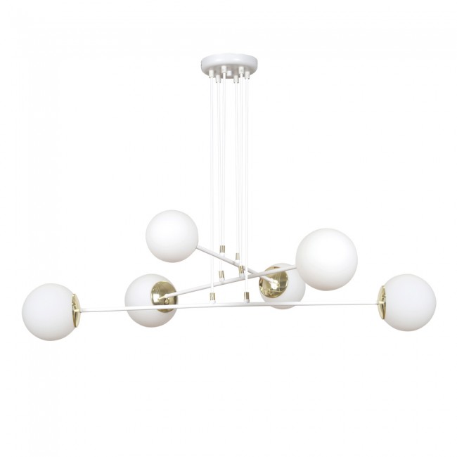 Lampe de plafond Signo Blanc (6 lumieres)