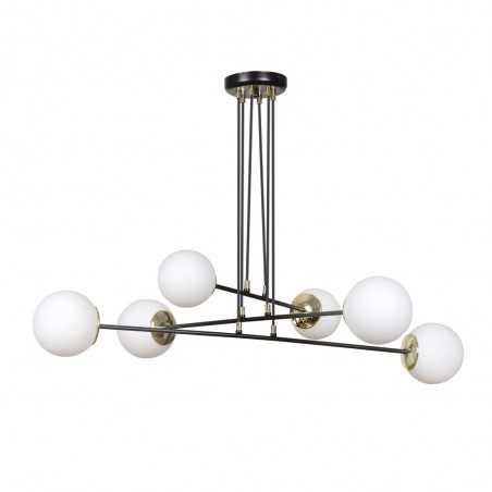 Lampe de plafond Signo Noir (6 lumieres)