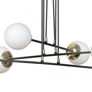 Lampe de plafond Signo Noir (6 lumieres)