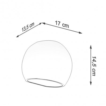 Applique murale Globe II