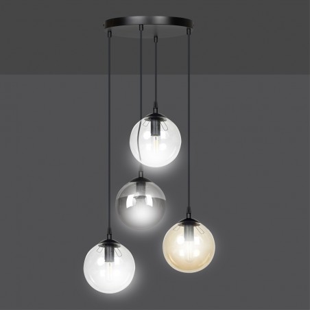 Lampe de suspension Sagan Mix (4 lumieres)