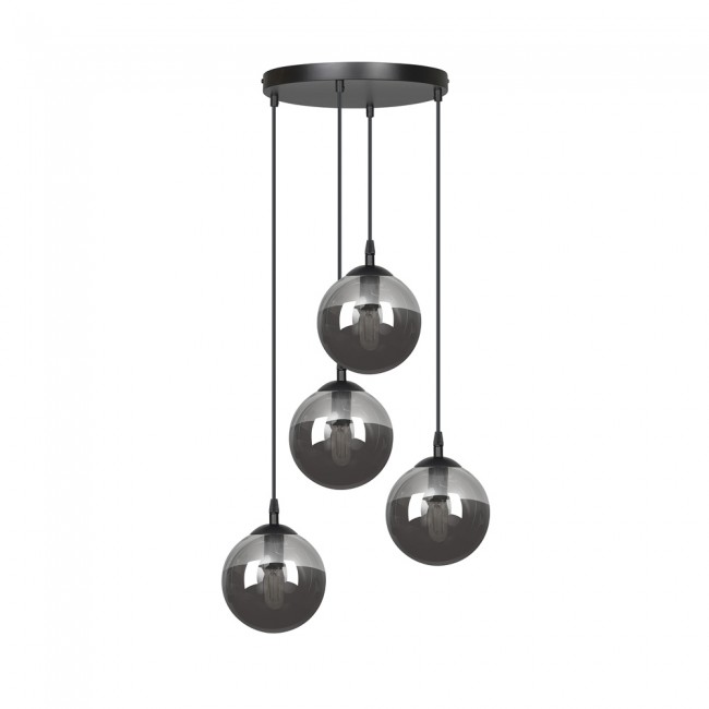 Lampe de suspension Sagan Graphite (4 lumieres)