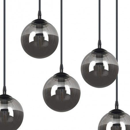 Regletté de plafond Sagan Graphite (6 lumieres)