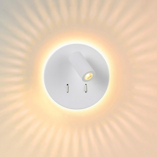 Applique á LED avec lecteur Bentjer (3W+11W)