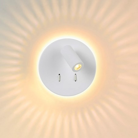 Applique á LED avec lecteur Bentjer (3W+11W)