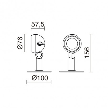 Applique d'exterieur LED Gibson (10W)