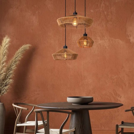 Lampe de suspension Yunkai (3 lumieres)