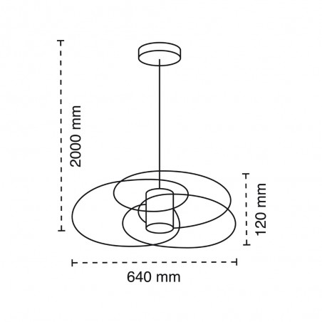 Suspension á LED Dina (50W)