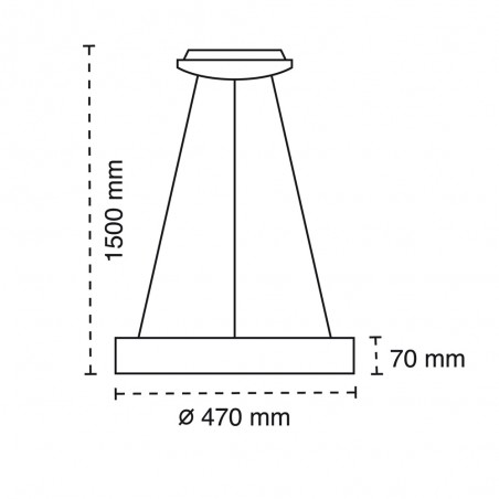 Lampe de plafond á LED Mad (28W)