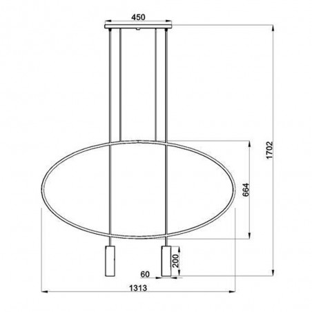 Lampe de plafond Holar
