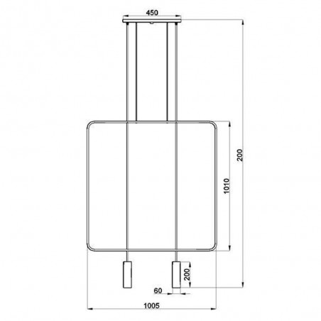 Lampe de plafond Rana