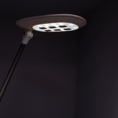 Lampe de bureau á LED haut-parleur et USB Oreon CCT