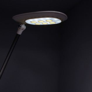 Lampe de bureau á LED haut-parleur et USB Oreon CCT