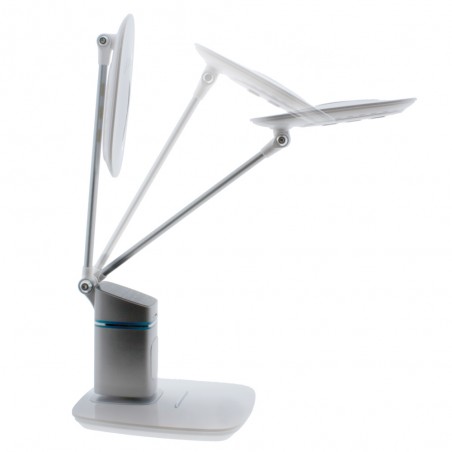 Lampe de bureau á LED haut-parleur et USB Oreon CCT