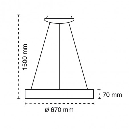 Lampe de plafond á LED Mad (42W)