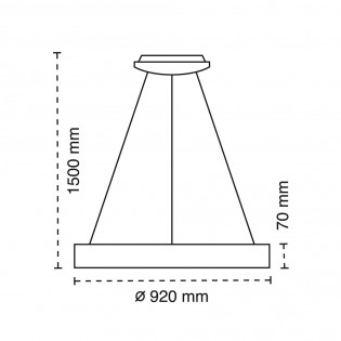 Suspension á LED Mad (56W)