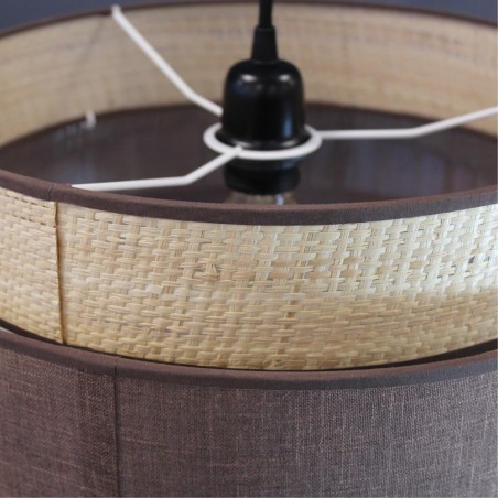 Lampe de suspension Sira Brun