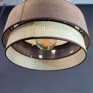 Lampe de suspension Sira Brun
