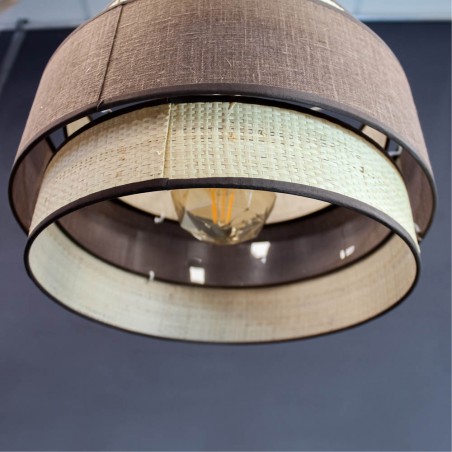 Lampe de suspension Sira Brun