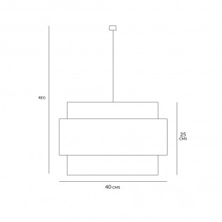 Lampe de plafond Sira