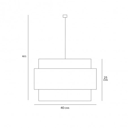 Lampe de plafond Sira
