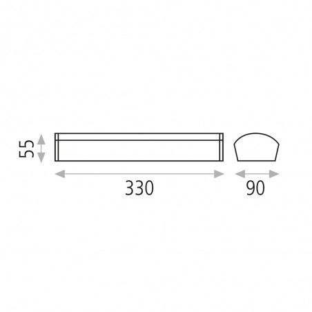 Applique de salle de bains Led Aldo (12W)