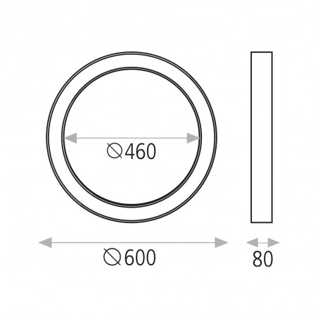 Plafonnier Led Aliso (55W)
