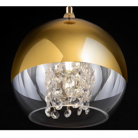 Lampe a suspensión Fermi Oro