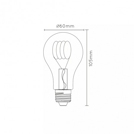 Ampoule LED E27 crépusculaire A60 (5W)