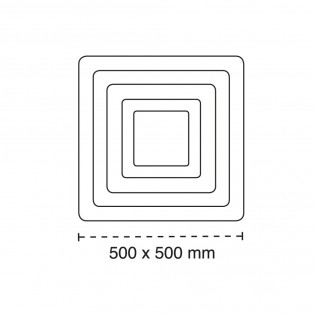 Plafonnier á LED Otie CCT Smart (135W)