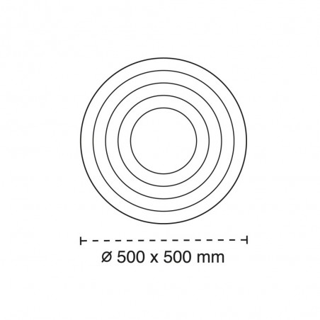 Plafonnier á LED Mei CCT Smart (125W)