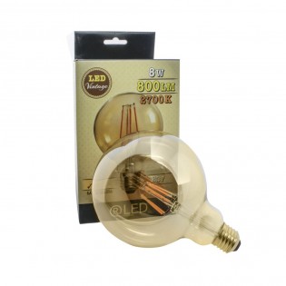 Ampoule LED E27 G125 Caramel (8W)