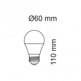 Ampoule LED E27 A60 (12W)